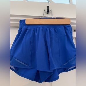 Lululemon hottie hots 4” royal blue size 2 tall